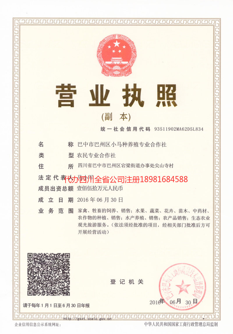 龙口龙口小马种养殖专业合作社